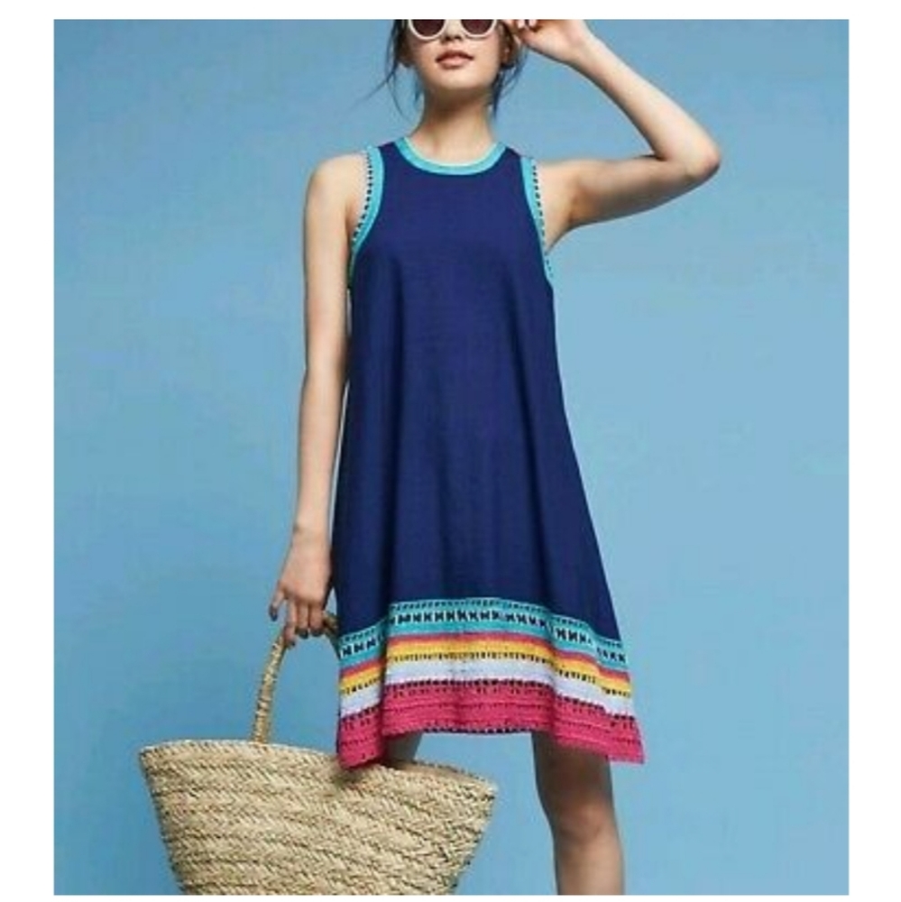 Anthropologie Crochet Trim Swing  by Akemi + Kin